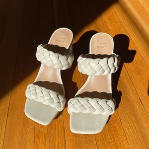 Braided Heeled Sandals